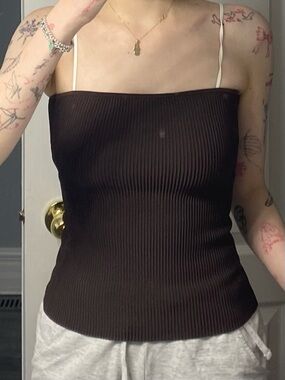 Babaton sculpt knit tube top